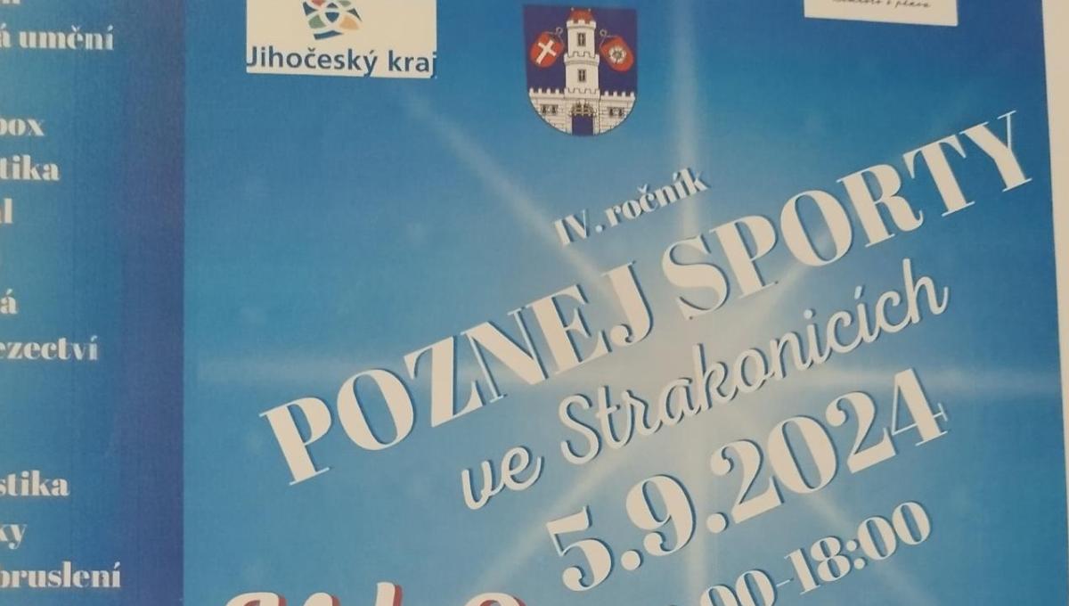 Poznej sporty ve Strakonicích